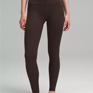 Lululemon Super High waist Align pant 28” in Espresso